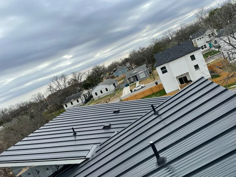 Standing seam metal roof panels with vents for Skylight Repair in Selah